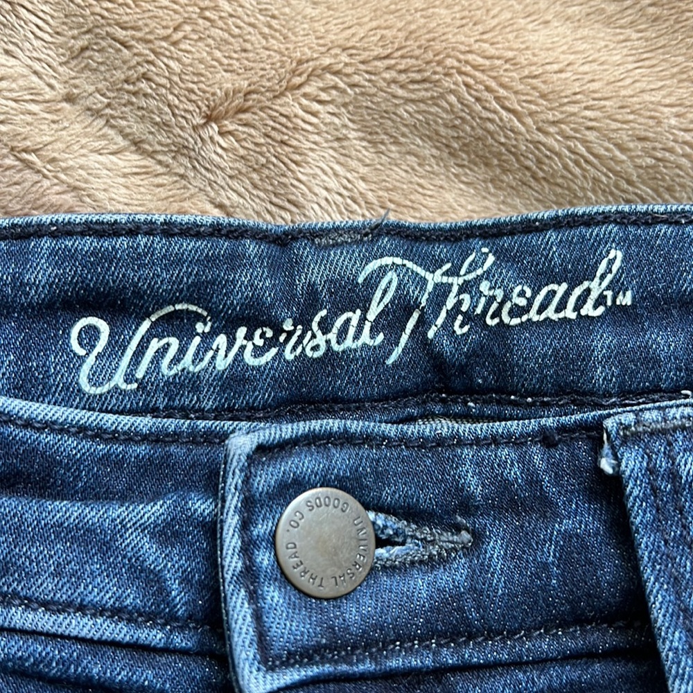 Dark blue High rise skinny jeans